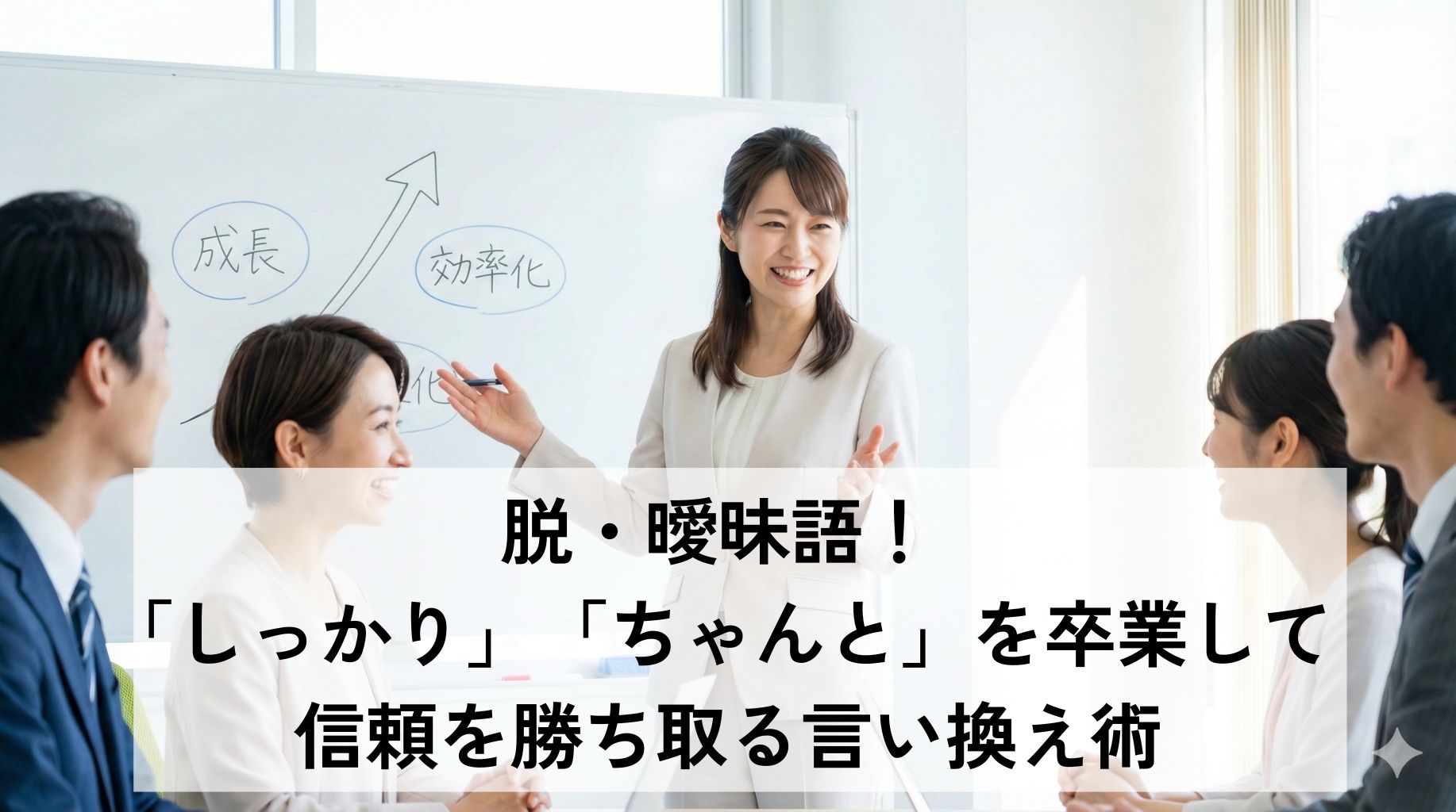 「しっかり」「ちゃんとします」は卒業！評価を落とさないためのビジネス言い換え敬語ガイド（AIプロンプト付）