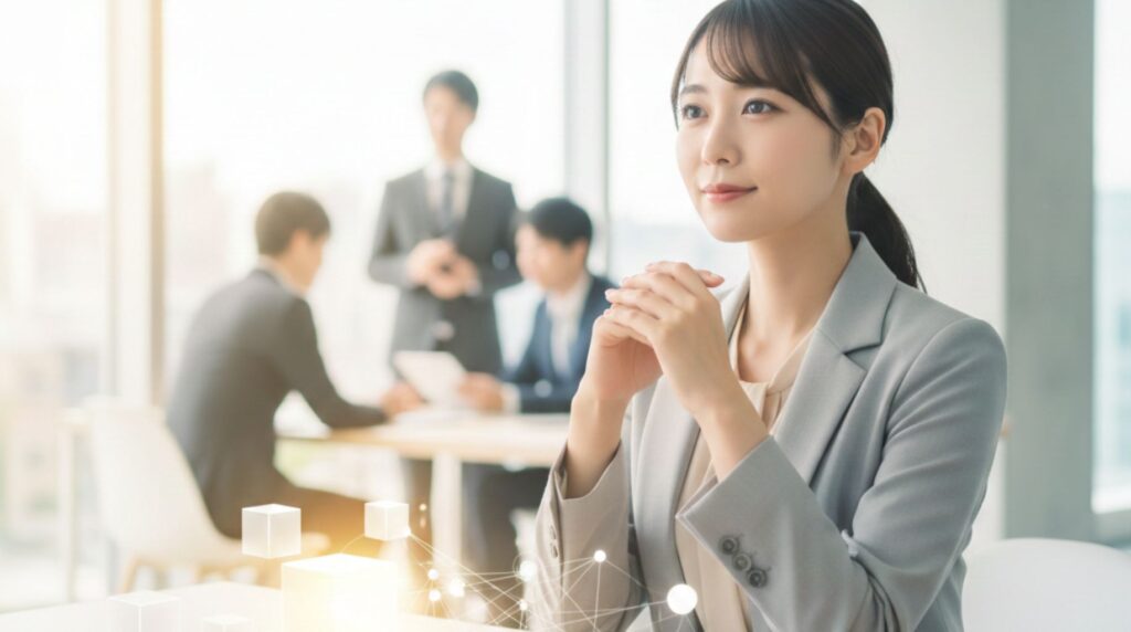 デジタル技術や知見を吸収し自己研鑽に励むイメージ