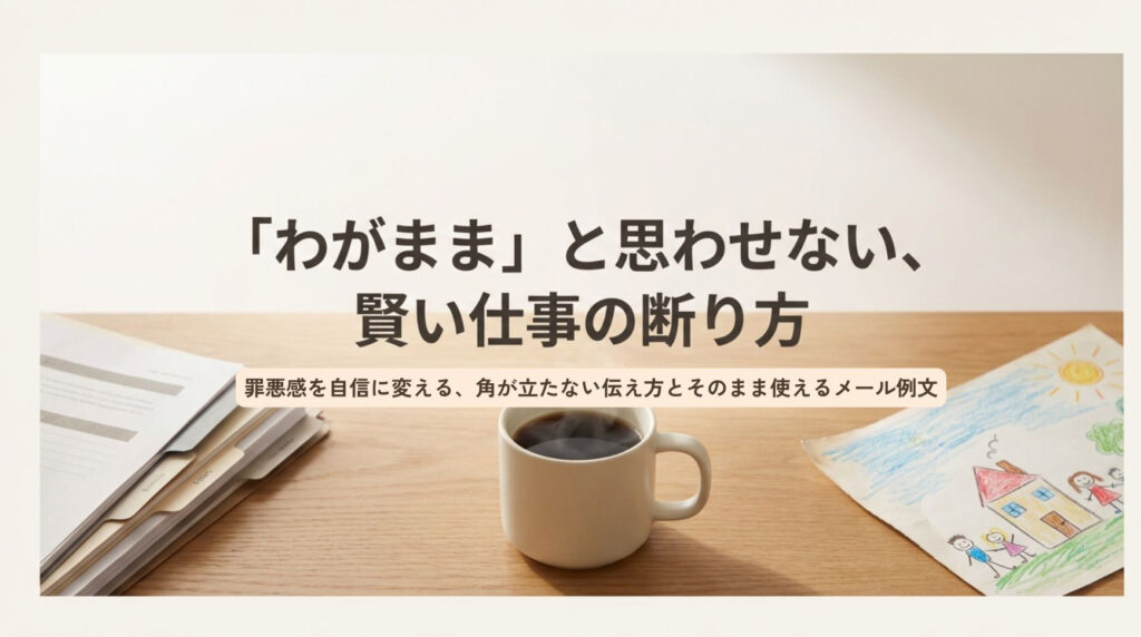 わがままと思わせない賢い仕事の断り方・罪悪感を自信に変えるコミュニケーション術のタイトル