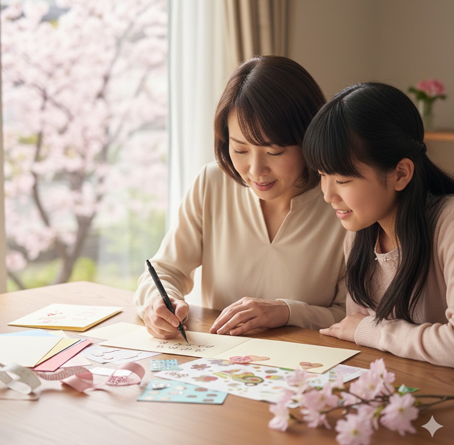 手書きの手紙やカードで気持ちを伝えるアイデア