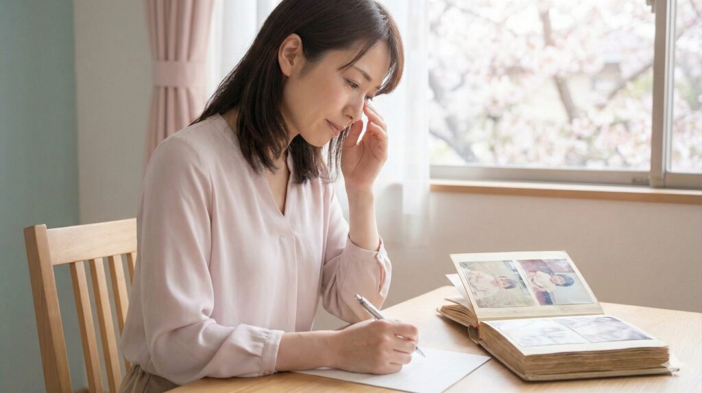 泣けるエピソードを交えたメッセージの書き方