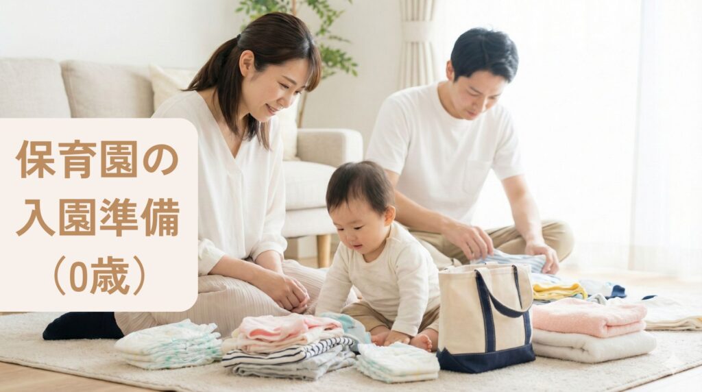 保育園の入園準備(0歳)!神経質すぎた私の失敗とリアルなコツ