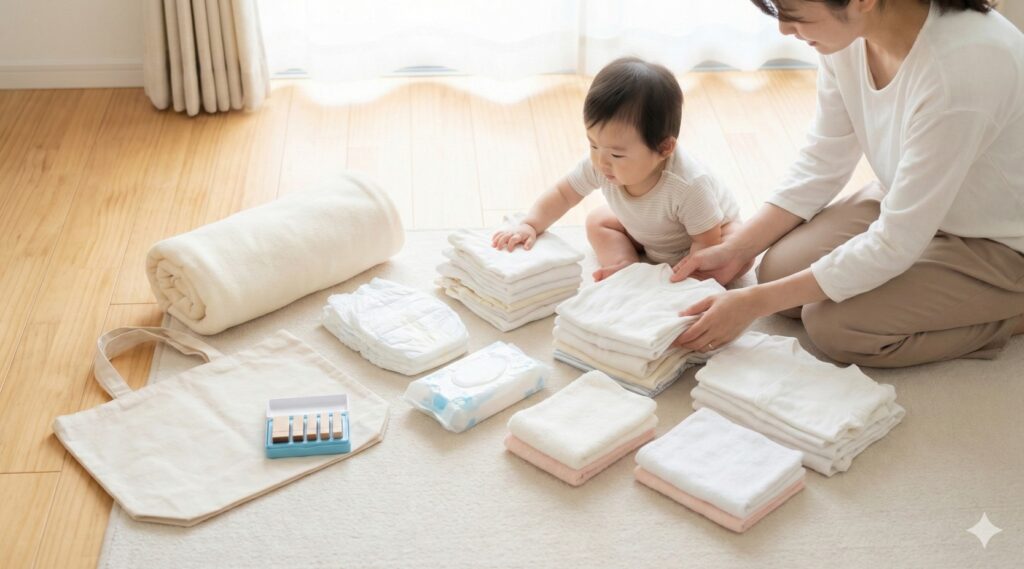 保育園の入園準備で0歳児に必要な持ち物リスト