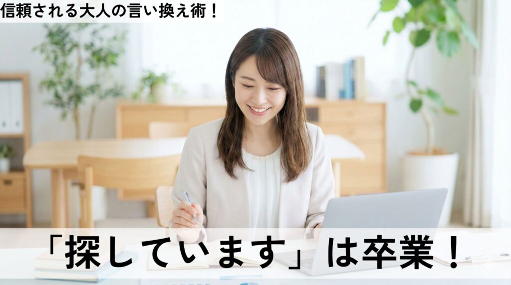 探すの言い換えビジネス例文集！メールや上司への報告で役立つ表現