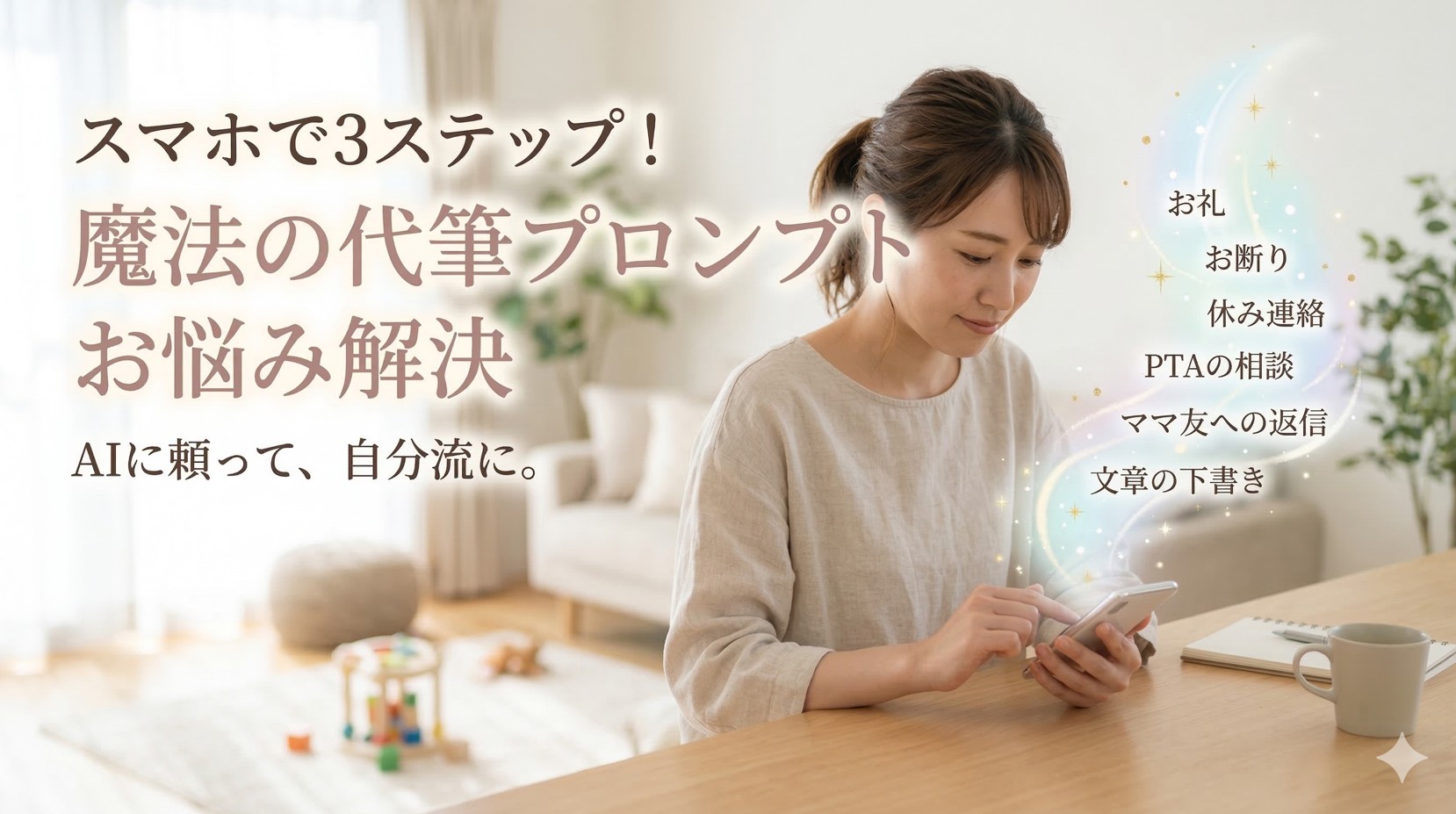 「もう何も考えたくない……」をAIが解決！どんな文章も数秒で作れる【魔法の代筆プロンプト】の使い方