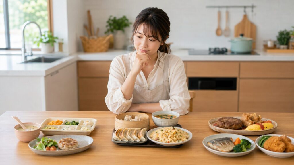 コープデリのお試しセット3種類を比較して選ぶ女性